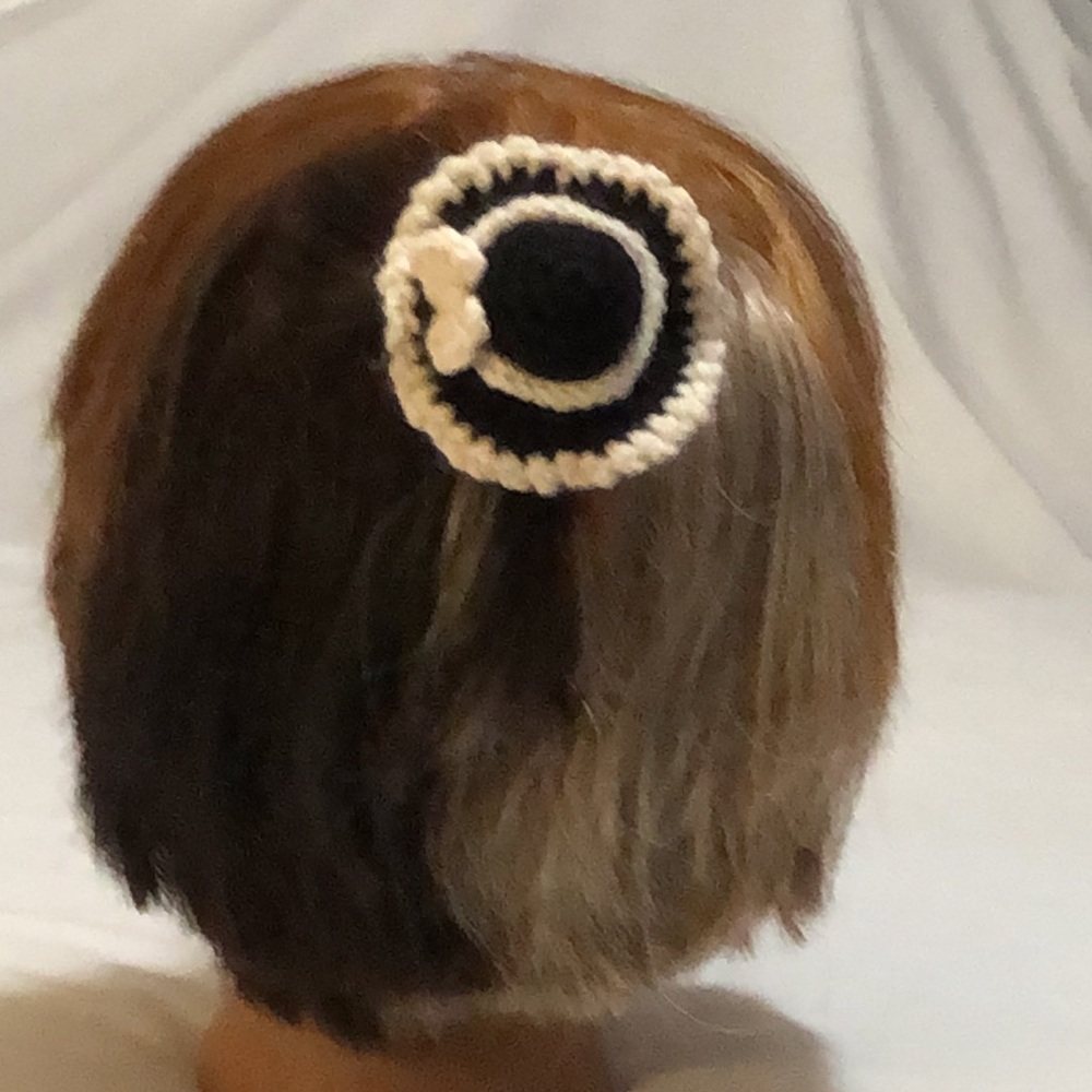 Handmade Crochet Hat style Hair Tie